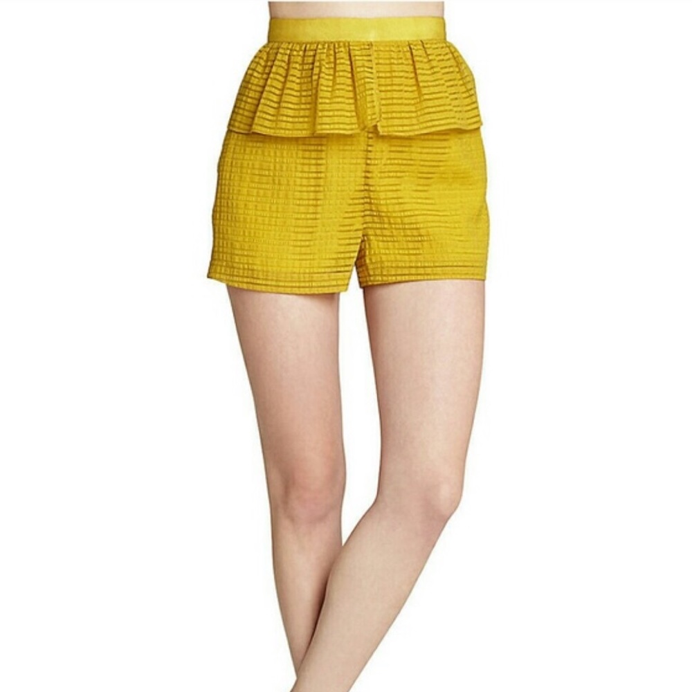 NEW BCBGeneration Ruffle Peplum Shorts - Picture 2 of 7